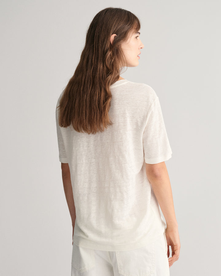 GANT Linen Ss T-Shirt/Majica 4203486