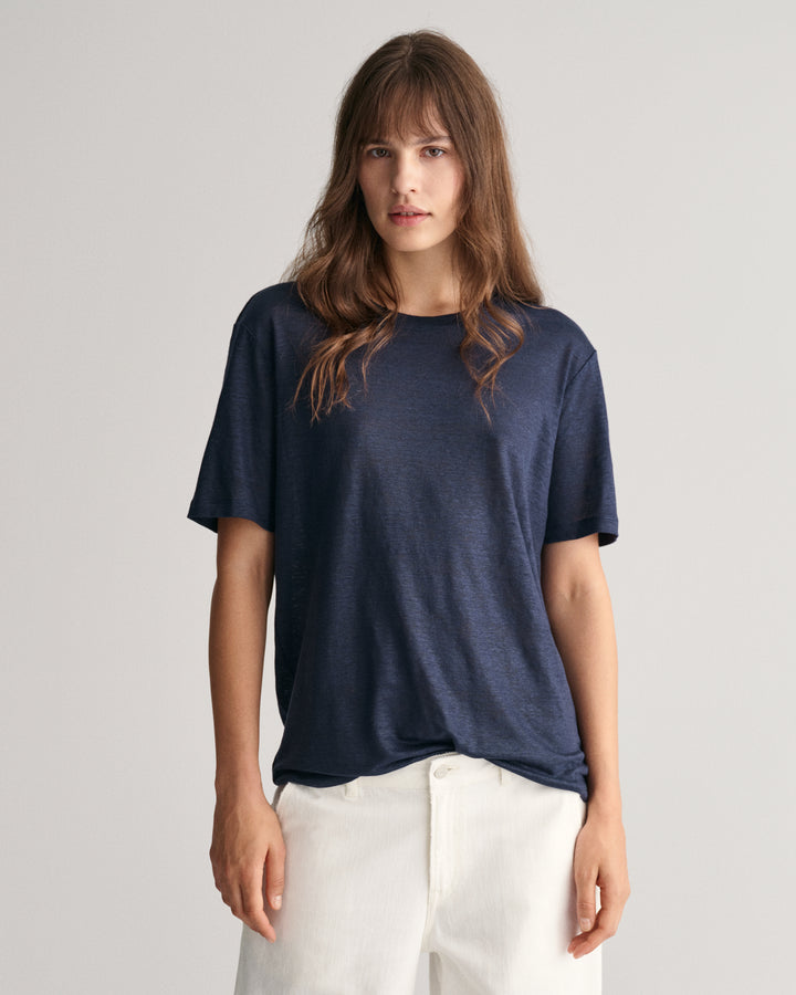 GANT Linen Ss T-Shirt/Majica 4203486