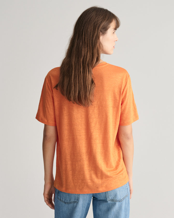 GANT Linen Ss T-Shirt/Majica 4203486