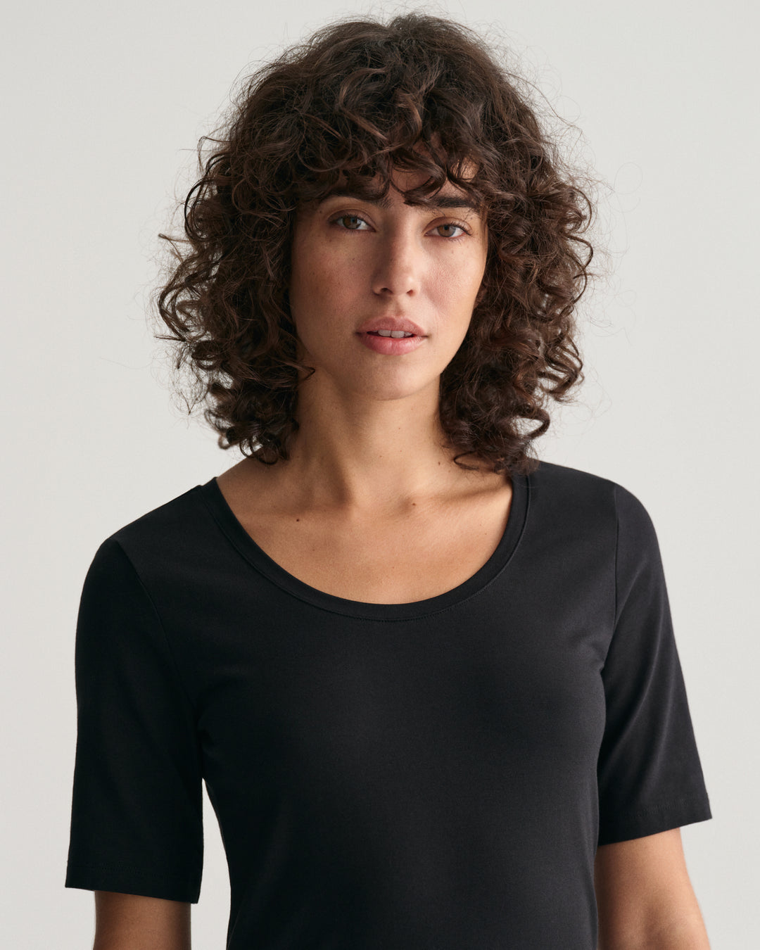 GANT Slim Cot/Ela Ss Scoop Neck Top/Majica 4203491