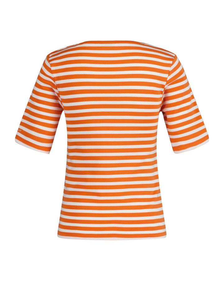 GANT Slim Striped 1X1 Ribbed Ss T-Shirt/Majica 4203493