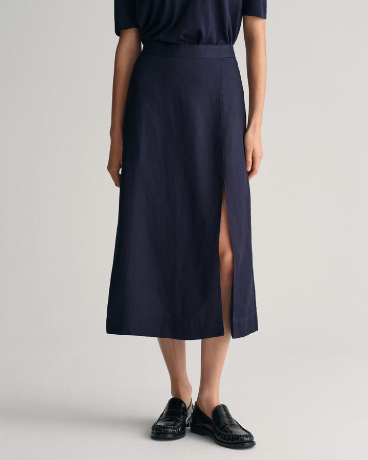 GANT Rel Midi Linen Blend Skirt/Suknja 4400123