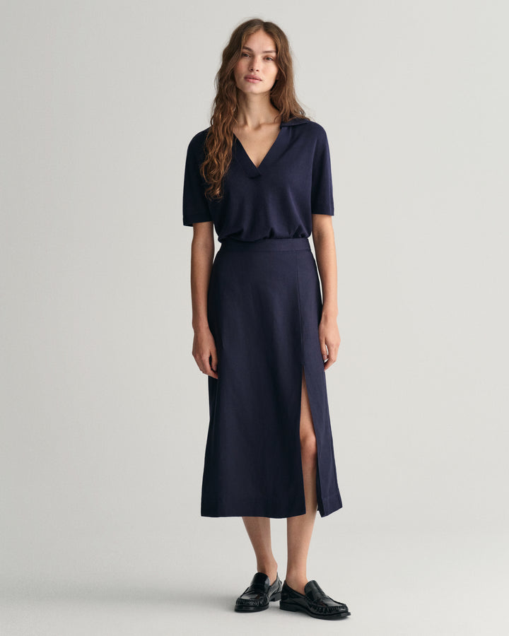 GANT Rel Midi Linen Blend Skirt/Suknja 4400123