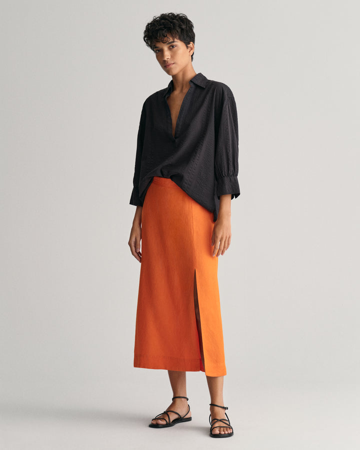 GANT Rel Midi Linen Blend Skirt/Suknja 4400123