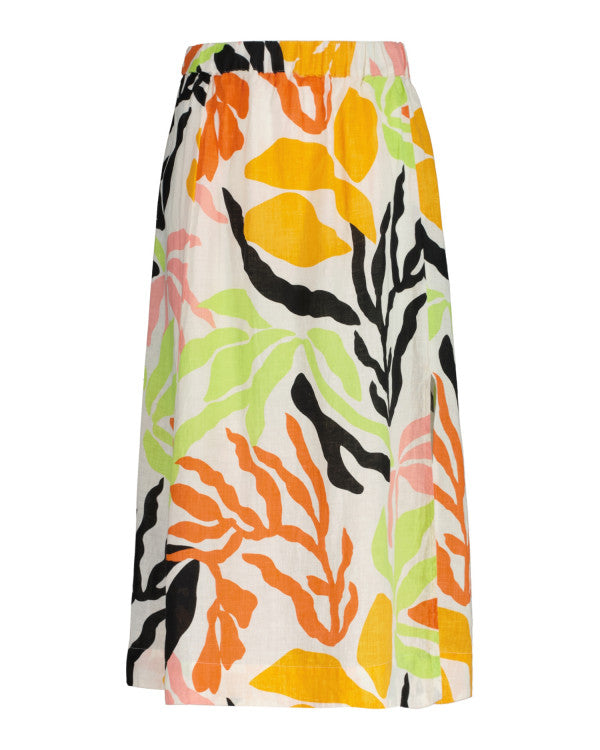 GANT Rel Mid Palm Print Linen Skirt/Suknja 4400129