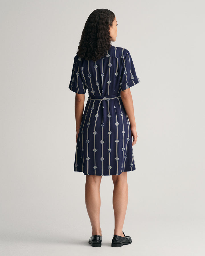 GANT Slim Printed Ss Shirt Dress/Haljina 4503321