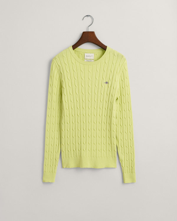 GANT Stretch Cotton Cable C-Neck/Pulover 4800100