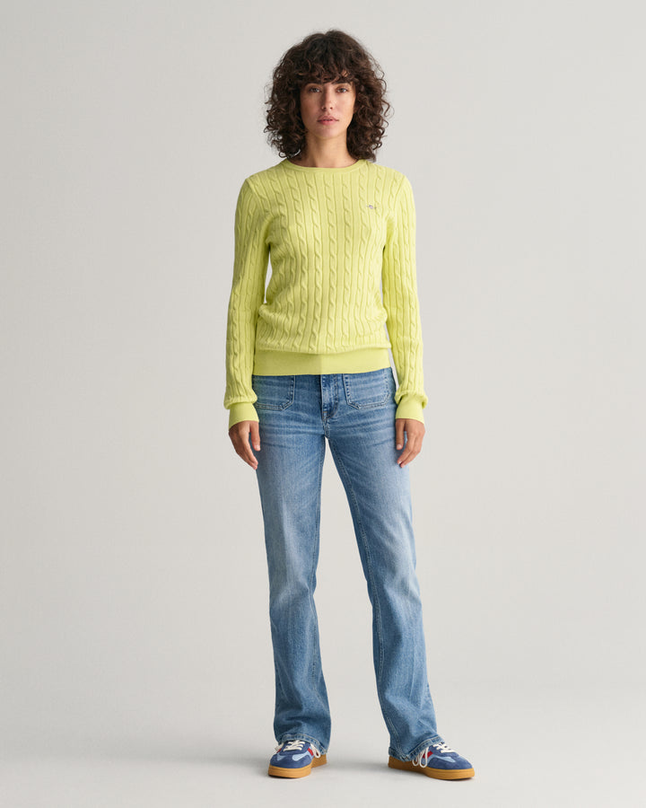 GANT Stretch Cotton Cable C-Neck/Pulover 4800100