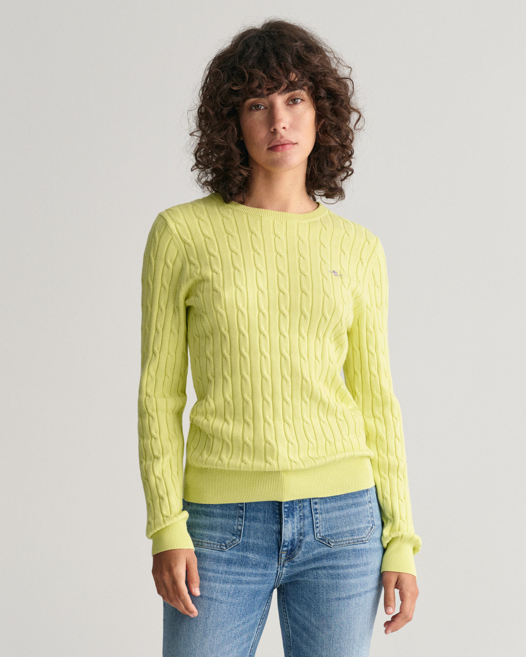 GANT Stretch Cotton Cable C-Neck/Pulover 4800100