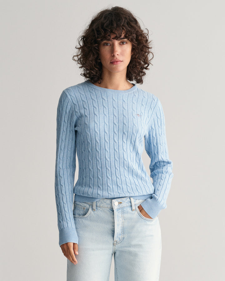 GANT Stretch Cotton Cable C-Neck/Pulover 4800100