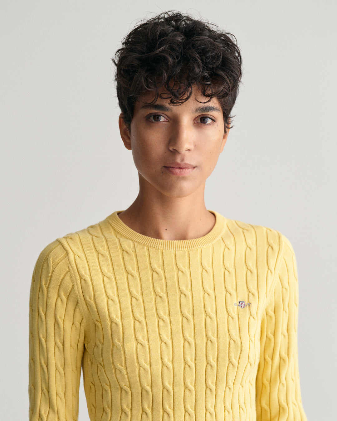 GANT Stretch Cotton Cable C-Neck/Pulover 4800100