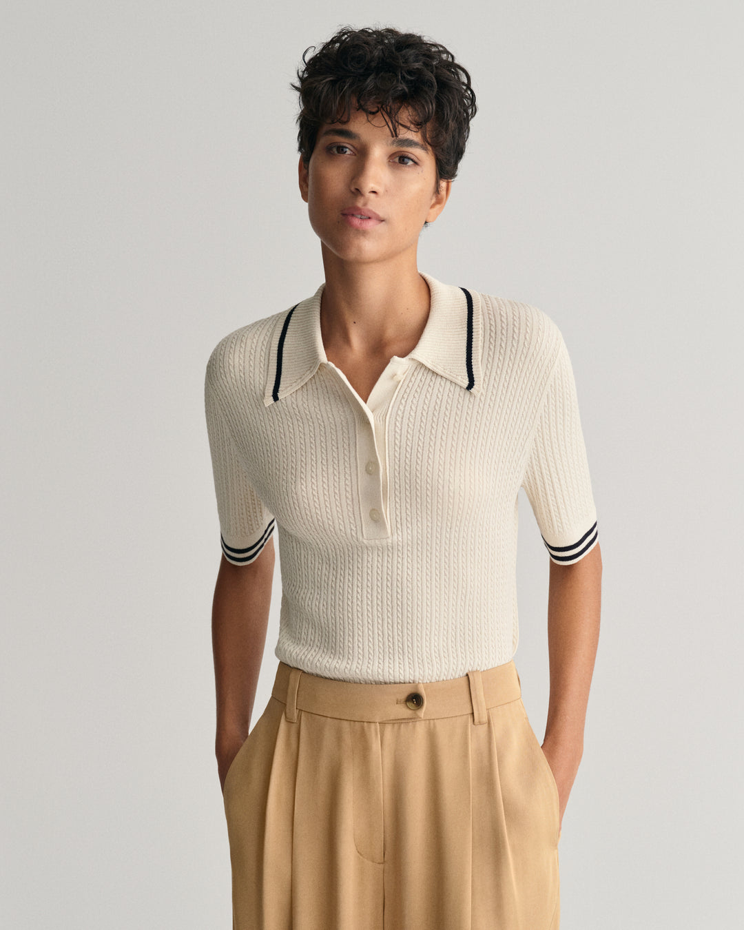 GANT Mini Cable Knit Polo/Pulover 4805231