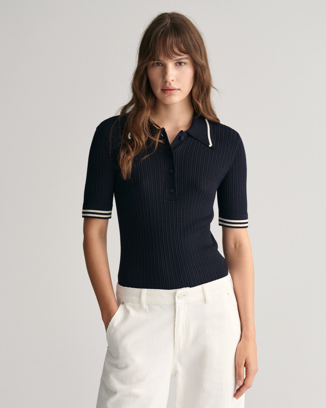 GANT Mini Cable Knit Polo/Pulover 4805231