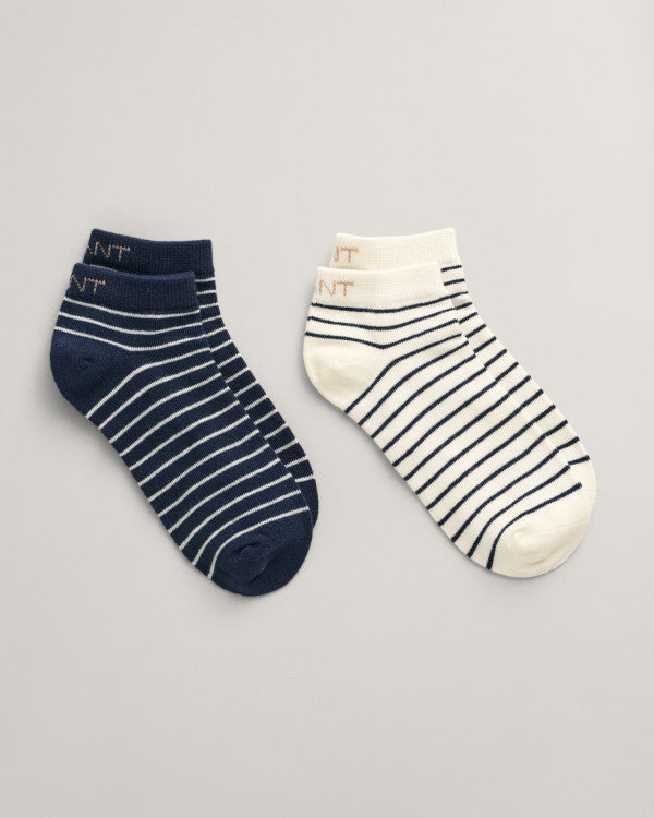 GANT Breton Stripe Ankle Socks 2-Pack/Čarape 2/1 4960220