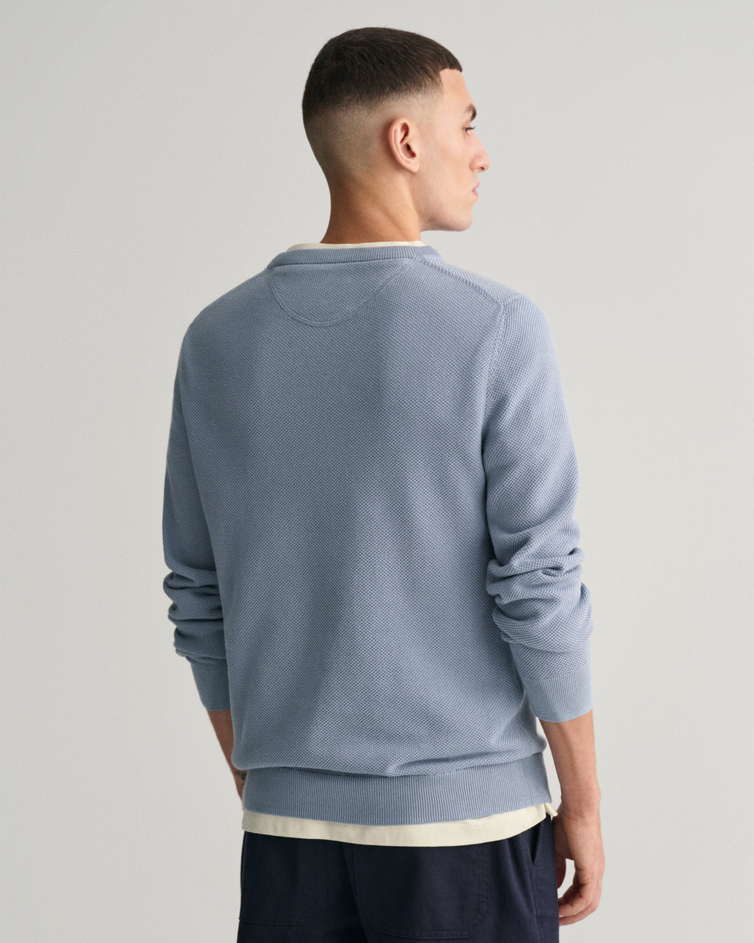 GANT Cotton Pique C-Neck/Pulover 8040521