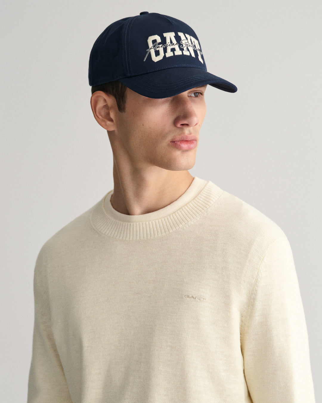 GANT Cotton Linen C-Neck/Pulover 8050190