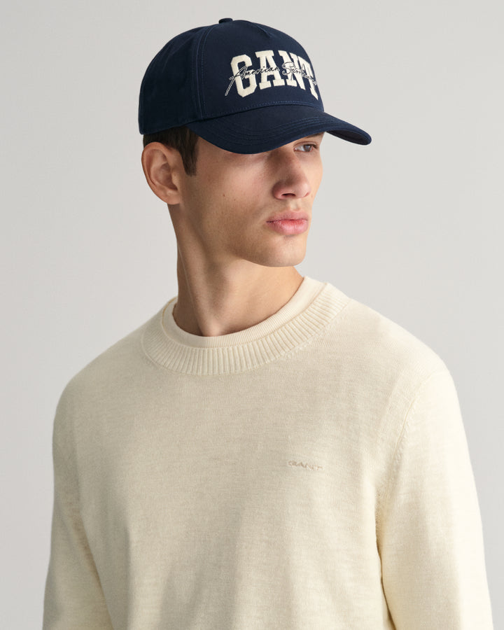 GANT Cotton Linen C-Neck/Pulover 8050190