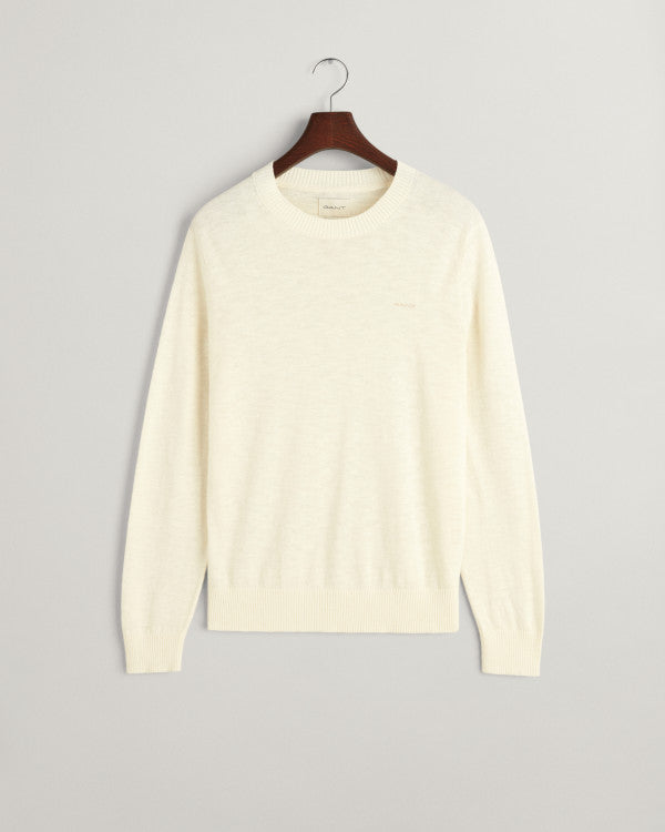 GANT Cotton Linen C-Neck/Pulover 8050190