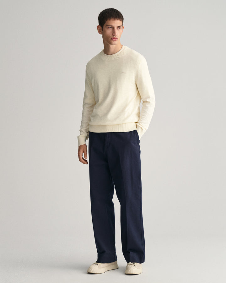 GANT Cotton Linen C-Neck/Pulover 8050190