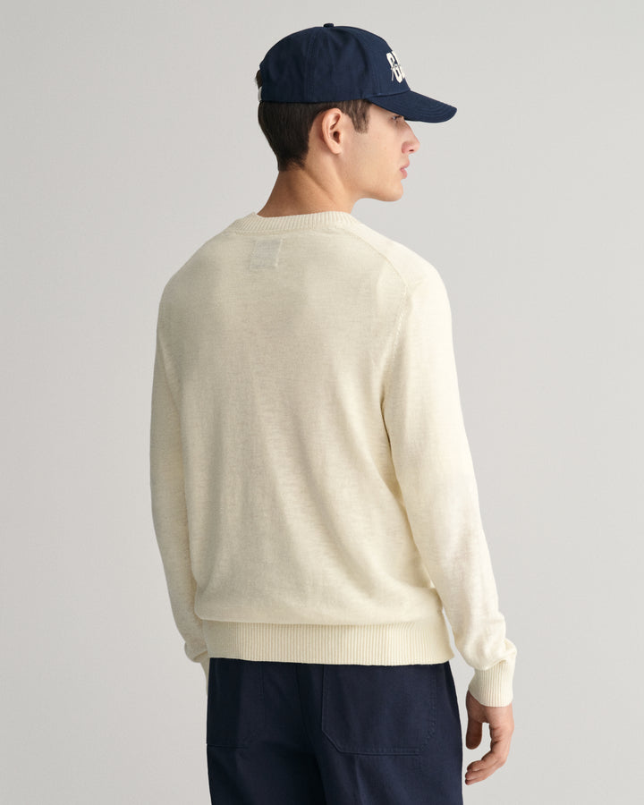 GANT Cotton Linen C-Neck/Pulover 8050190