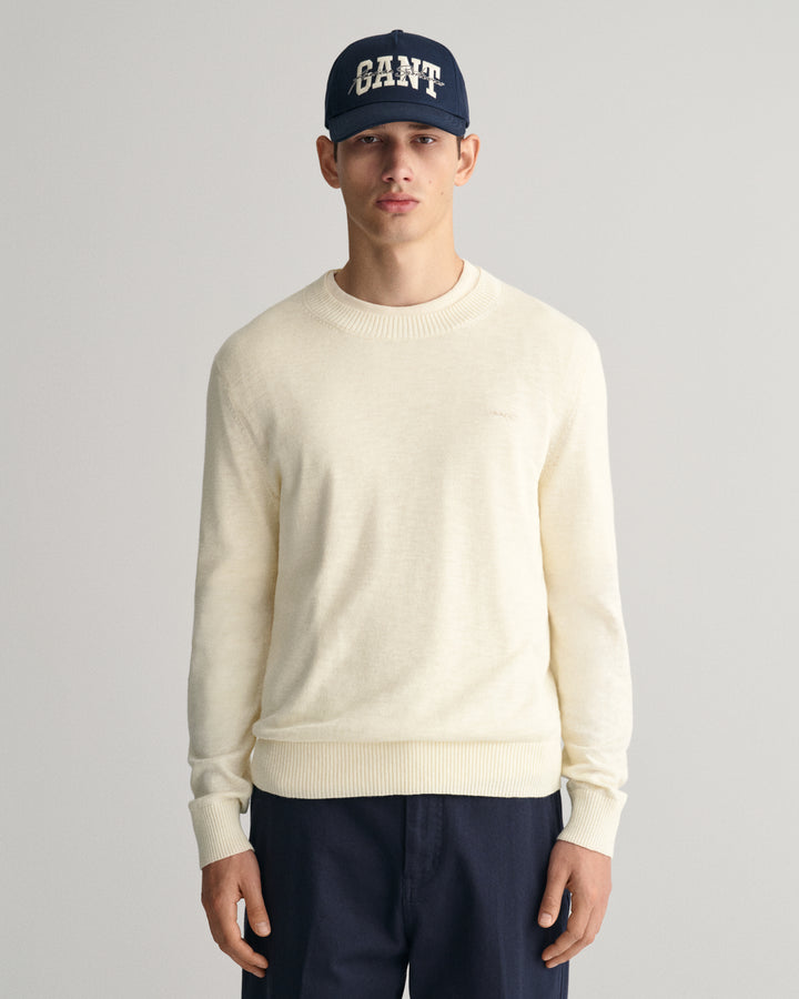 GANT Cotton Linen C-Neck/Pulover 8050190