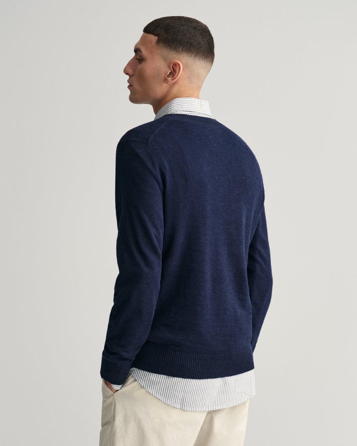 GANT Cotton Linen C-Neck/Pulover 8050190