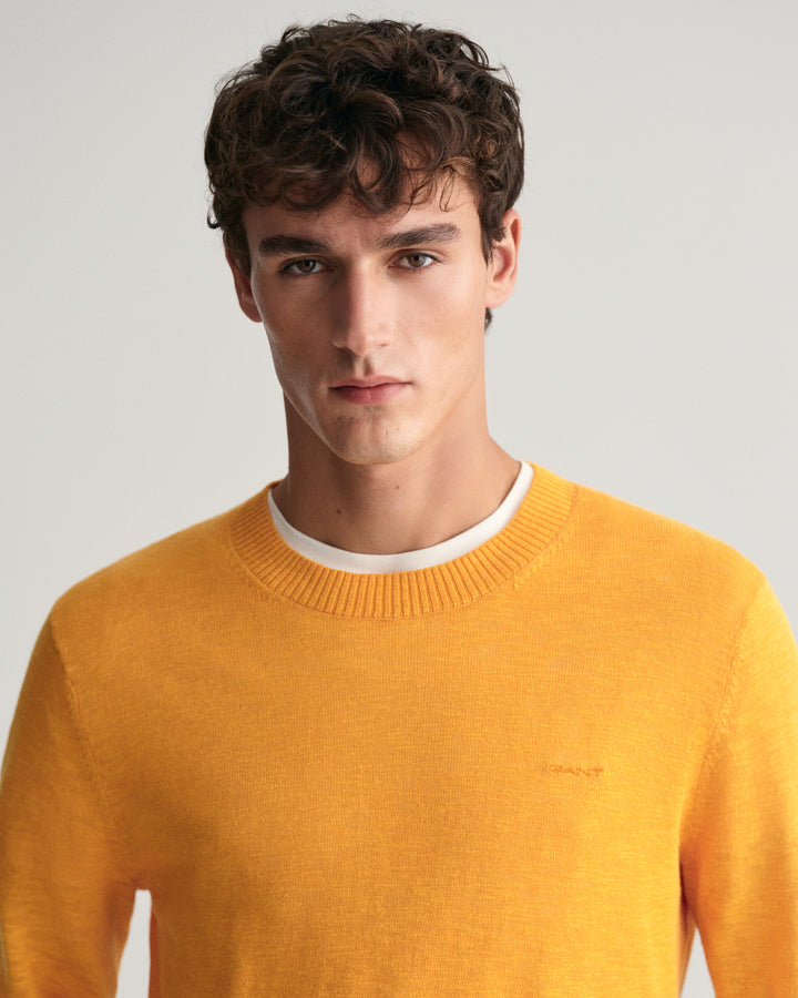GANT Cotton Linen C-Neck/Pulover 8050190