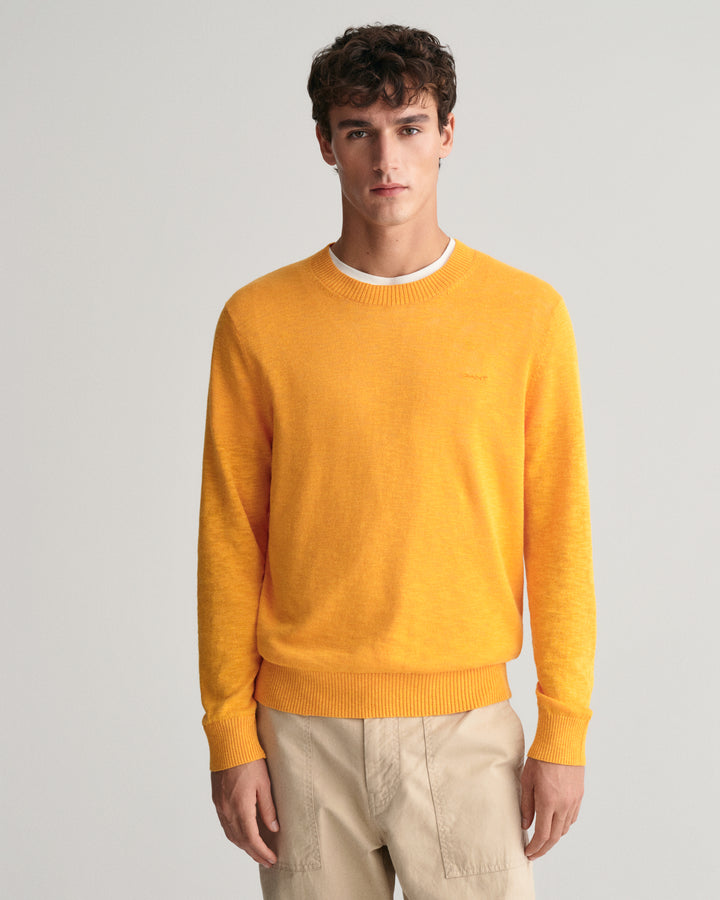 GANT Cotton Linen C-Neck/Pulover 8050190