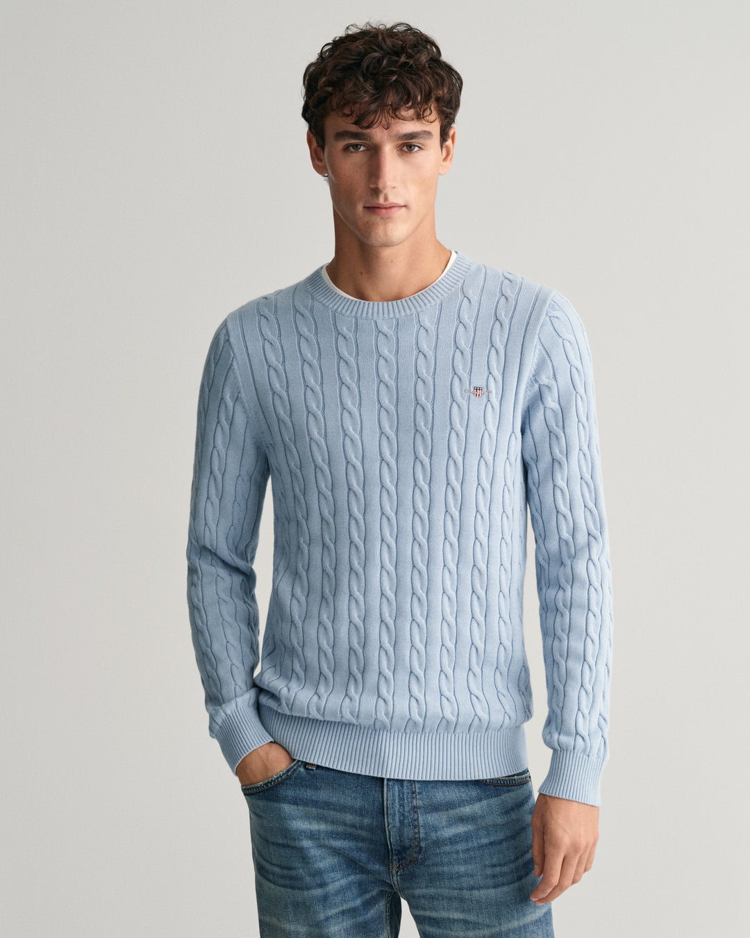 GANT Cotton Cable C-Neck/Pulover 8050601