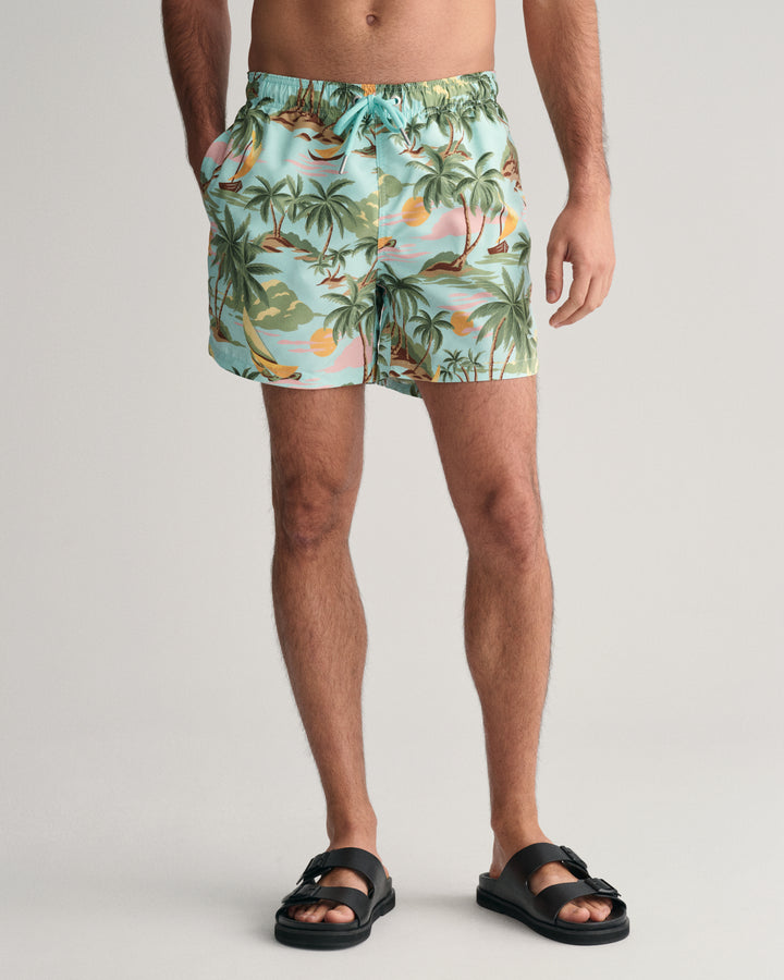 GANT Hawaii Print Swim Shorts/Kratke kupaće hlačice 922416008