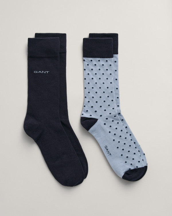 GANT Dot And Solid Socks 2-Pack/Čarape 2/1 9960260