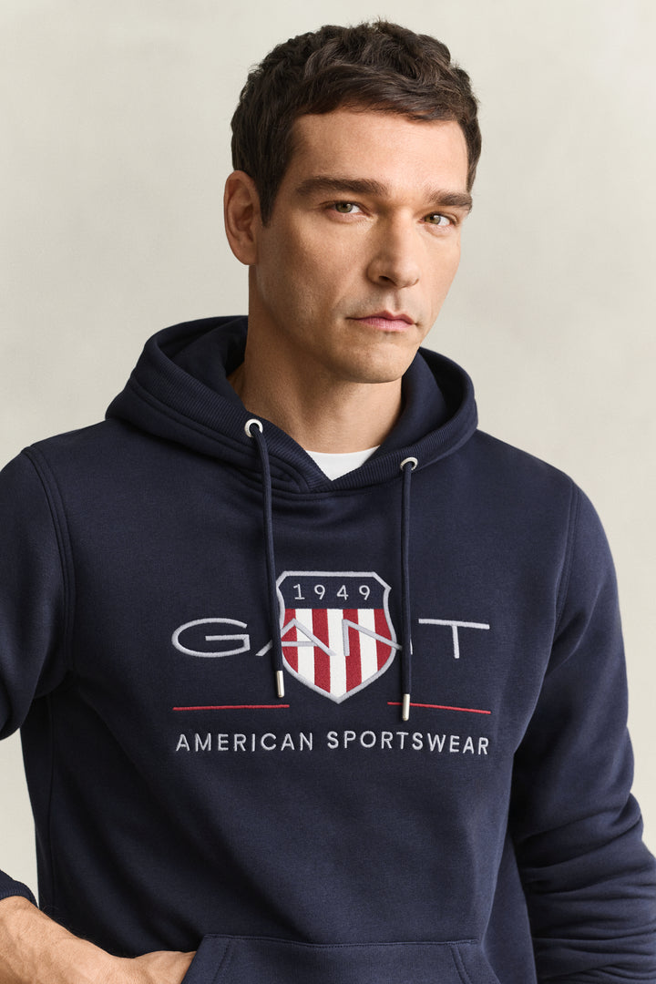 GANT Archive Shield Hoodie/Duks 2047082