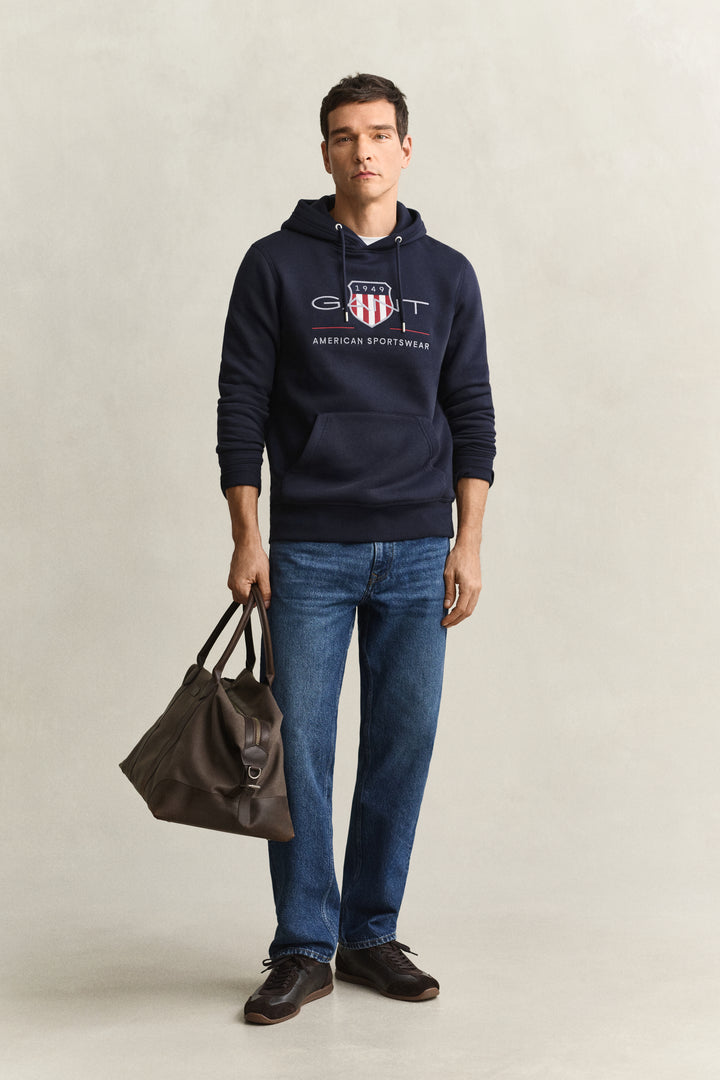 GANT Archive Shield Hoodie/Duks 2047082