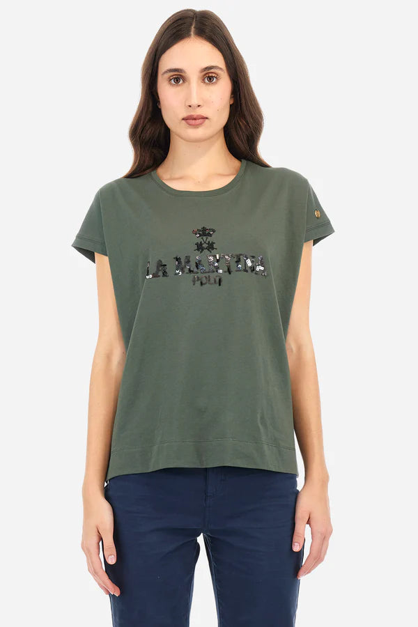 La Martina T-Shirt S/S Jersey /Majica WAR300-JS206