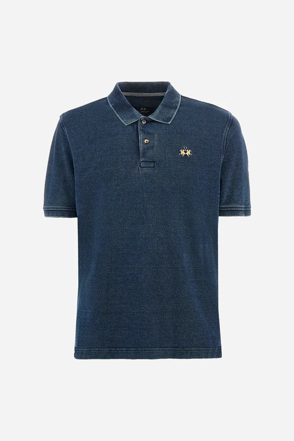 La Martina S/S Polo Indigo Piquet/Polo majica MAP011-PK188