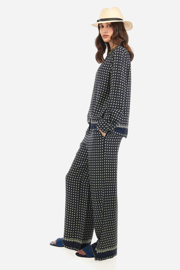 La Martina Shirt L/S Printed Viscos/Košulja WAC002-TW541