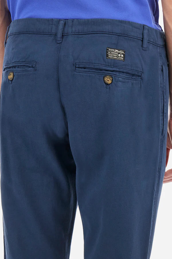 La Martina Trouser Cotton Linen  /Hlače MAT014-TL147