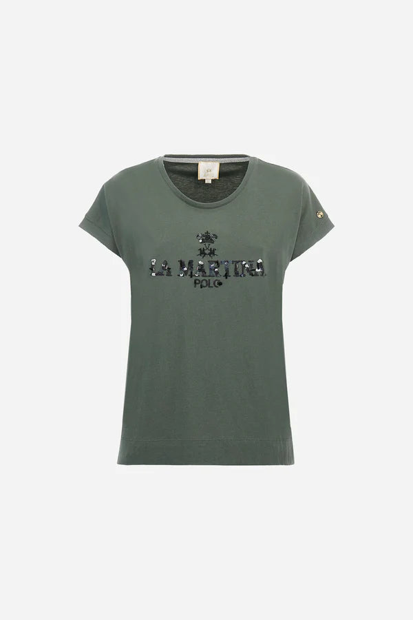 La Martina T-Shirt S/S Jersey /Majica WAR300-JS206