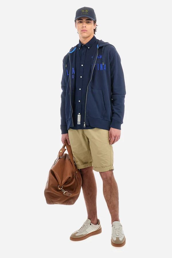 La Martina Shirt Light Cotton Linen  /Košulja MAC006-TL141