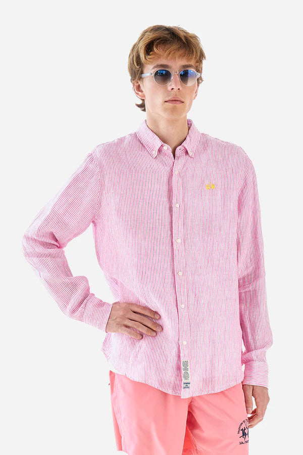 La Martina Shirt Linen /Košulja MAC009-TL142