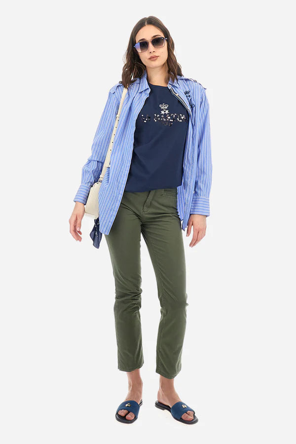 La Martina T-Shirt S/S Jersey /Majica WAR300-JS206