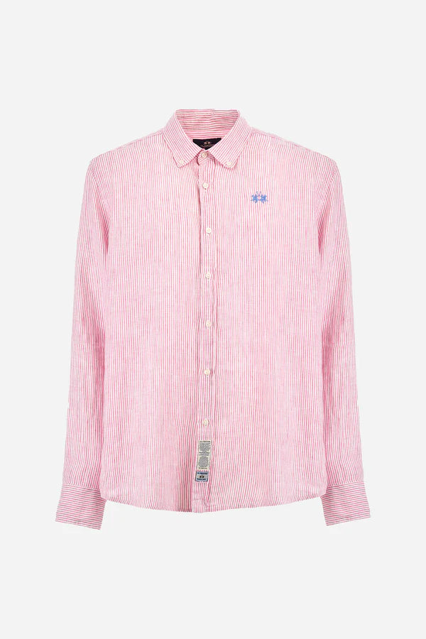 La Martina Shirt Linen /Košulja MAC009-TL142