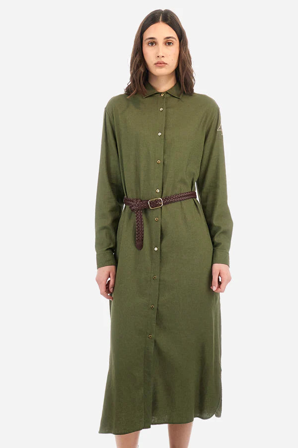 La Martina Dress L/S Viscose Linen /Haljina WAD001-TL336