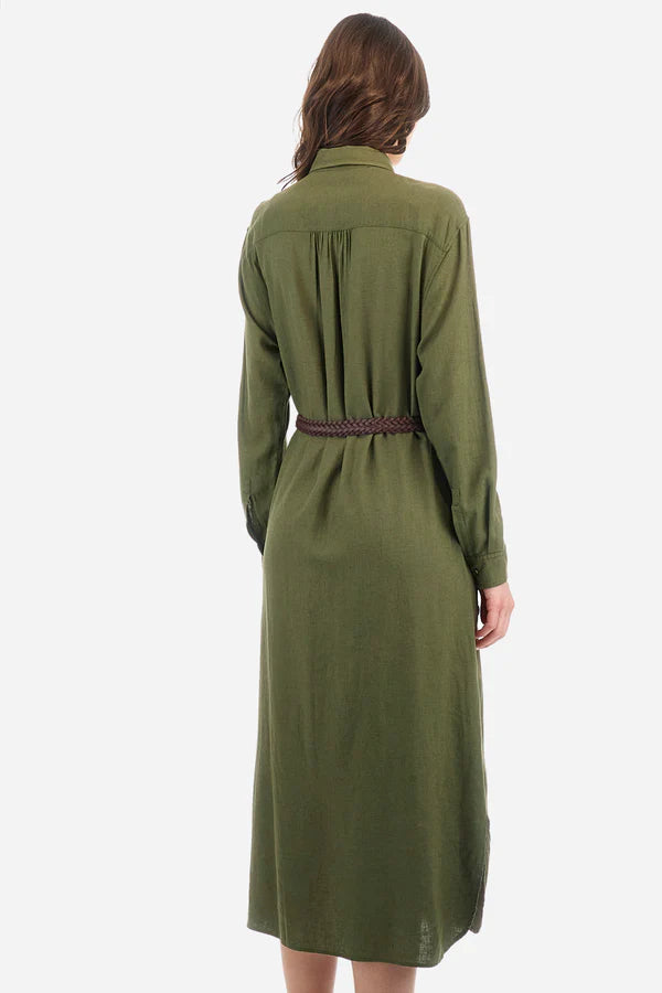 La Martina Dress L/S Viscose Linen /Haljina WAD001-TL336