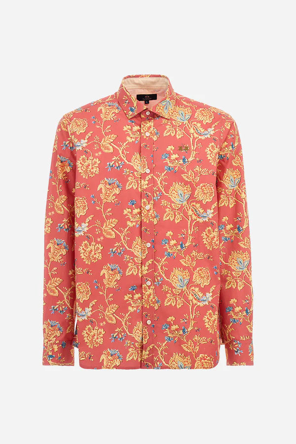 La Martina Shirt Printed Popeline /Košulja MACE01-PP717