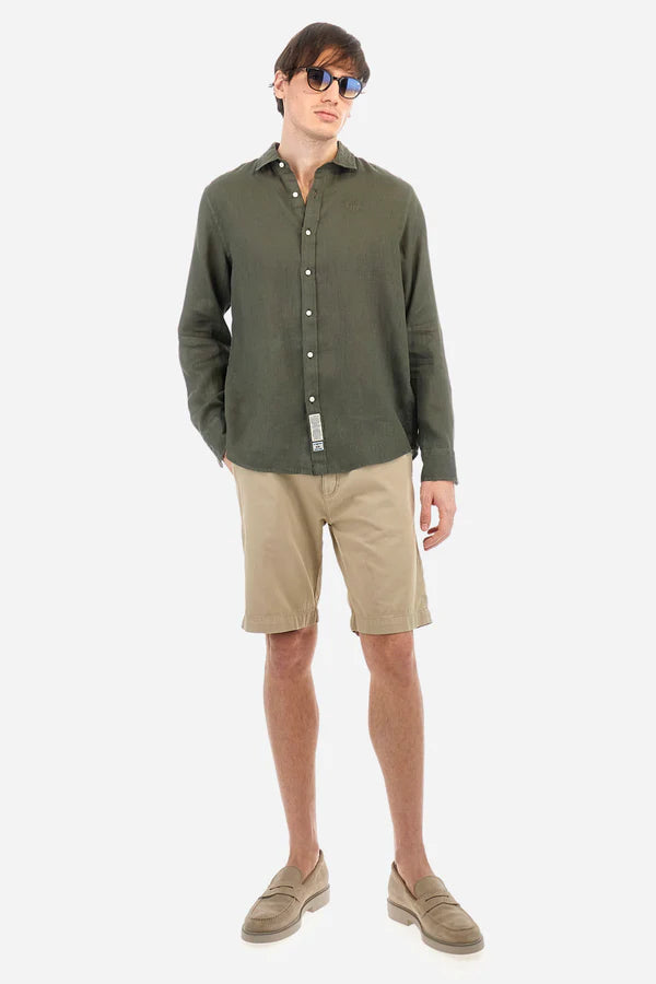 La Martina Shirt Linen /Košulja MAC007-TL144