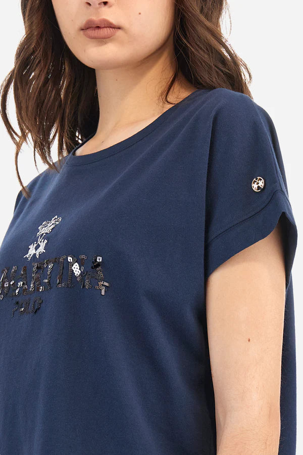 La Martina T-Shirt S/S Jersey /Majica WAR300-JS206