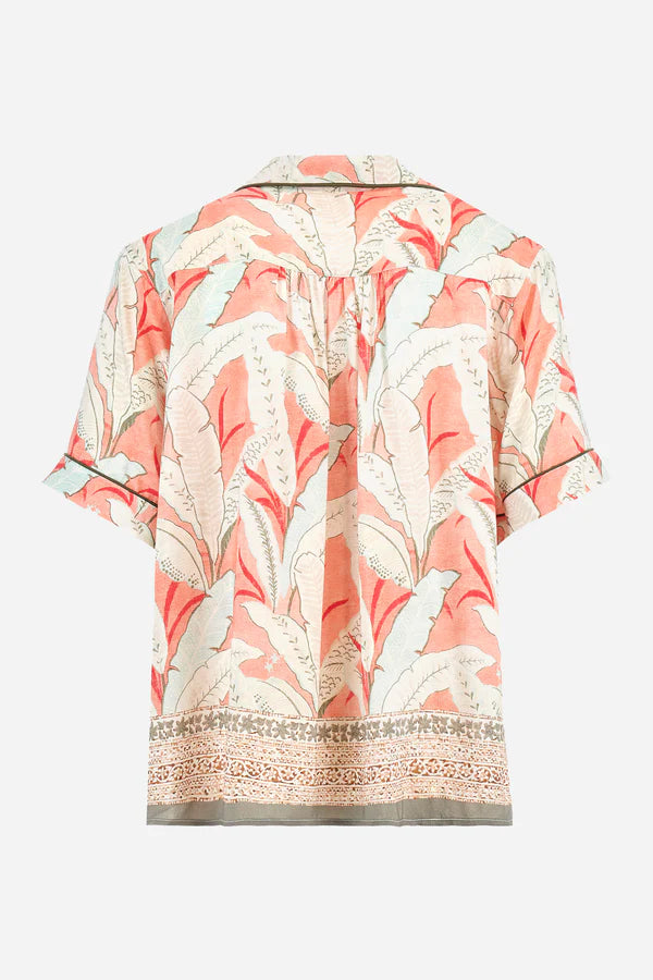 La Martina Shirt S/S Printed Viscos/Košulja WAC003-TL337