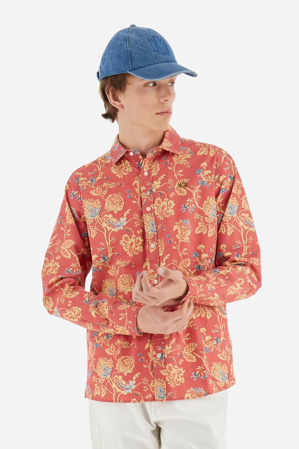 La Martina Shirt Printed Popeline /Košulja MACE01-PP717