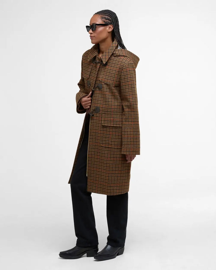 Barbour Melody Check Coat/Kaput LWO0250